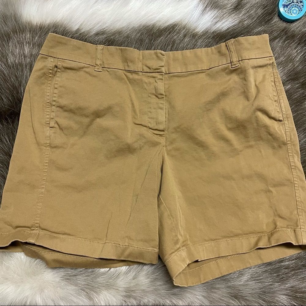 J. Crew Khaki Chino Work Shorts